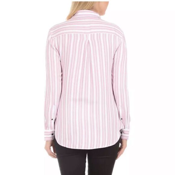 JACHS Girlfriend Long Sleeve Button Up Blouse - Picture 2 of 11